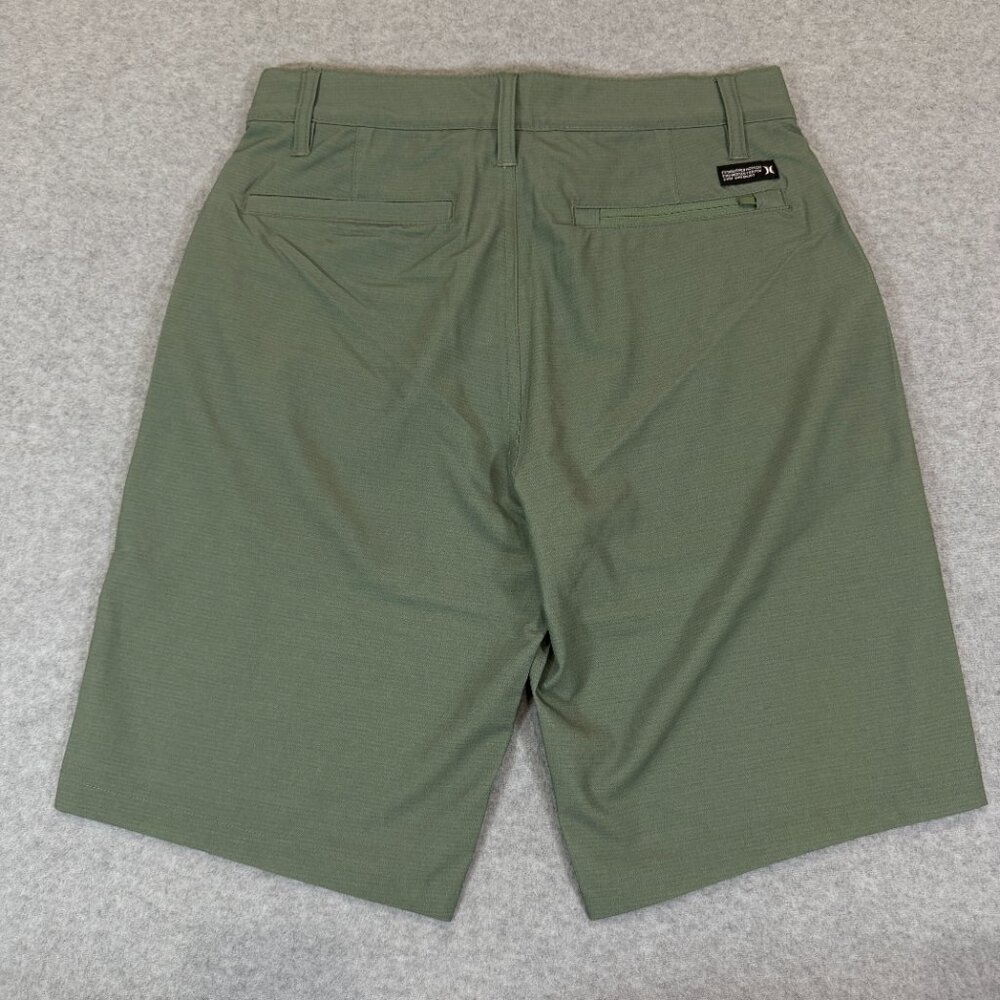 Hurley Men’s Hybrid Walk Shorts 28 Cilantro Green Stretch Water Repellent ATB - Picture 2 of 16